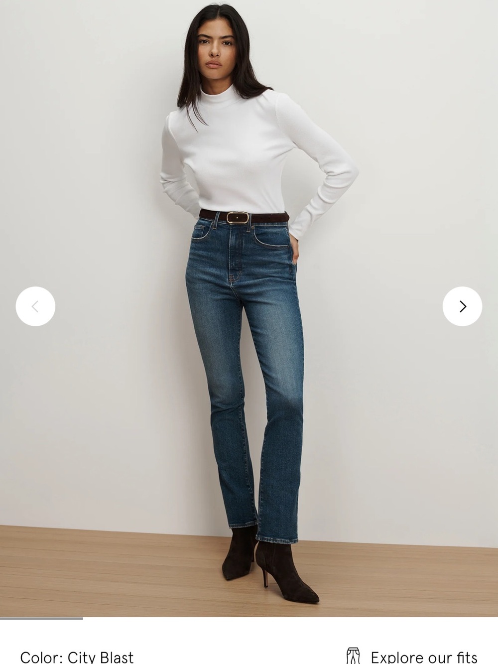 Veronica Beard Women’s High-Rise Straight Jeans in City Blast - City Blast